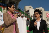 행사에 초청되어온 개그맨 박성광과 박영진사진(00031)