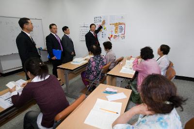 나포면 문해교육장 방문