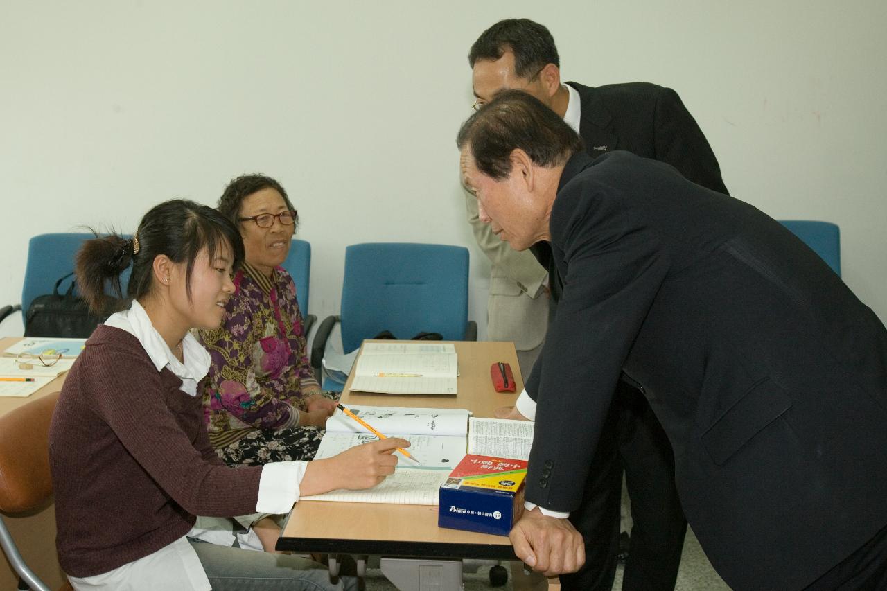 나포면 문해교육장 방문