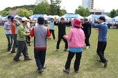 단체 춤사위를 즐기를 중인 모습사진(00535)
