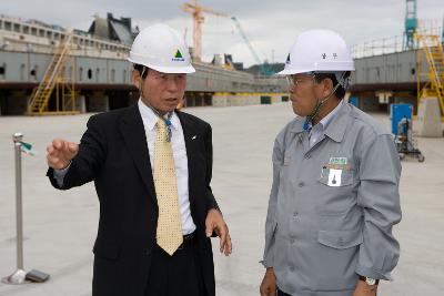 현대중공업 Keel Laying 행사