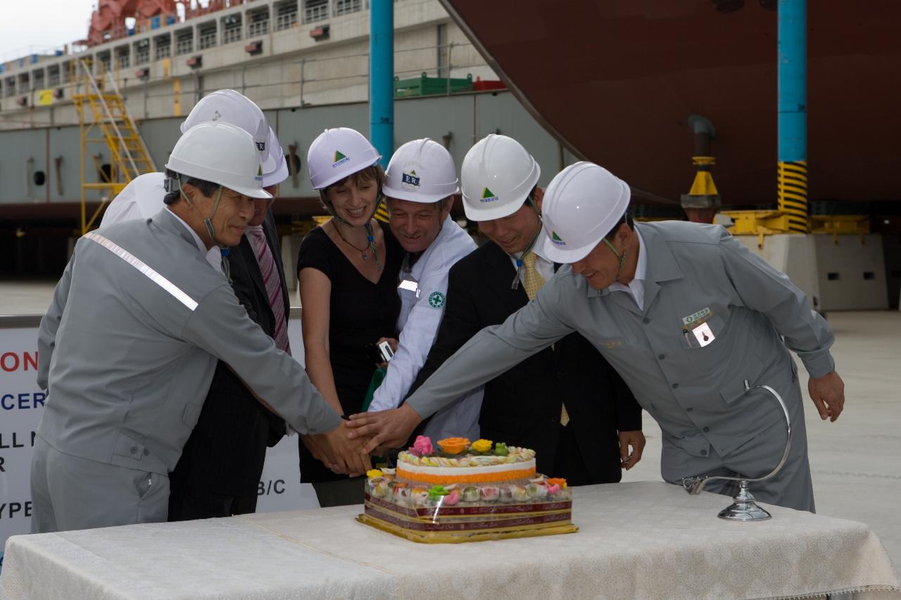 현대중공업 Keel Laying 행사