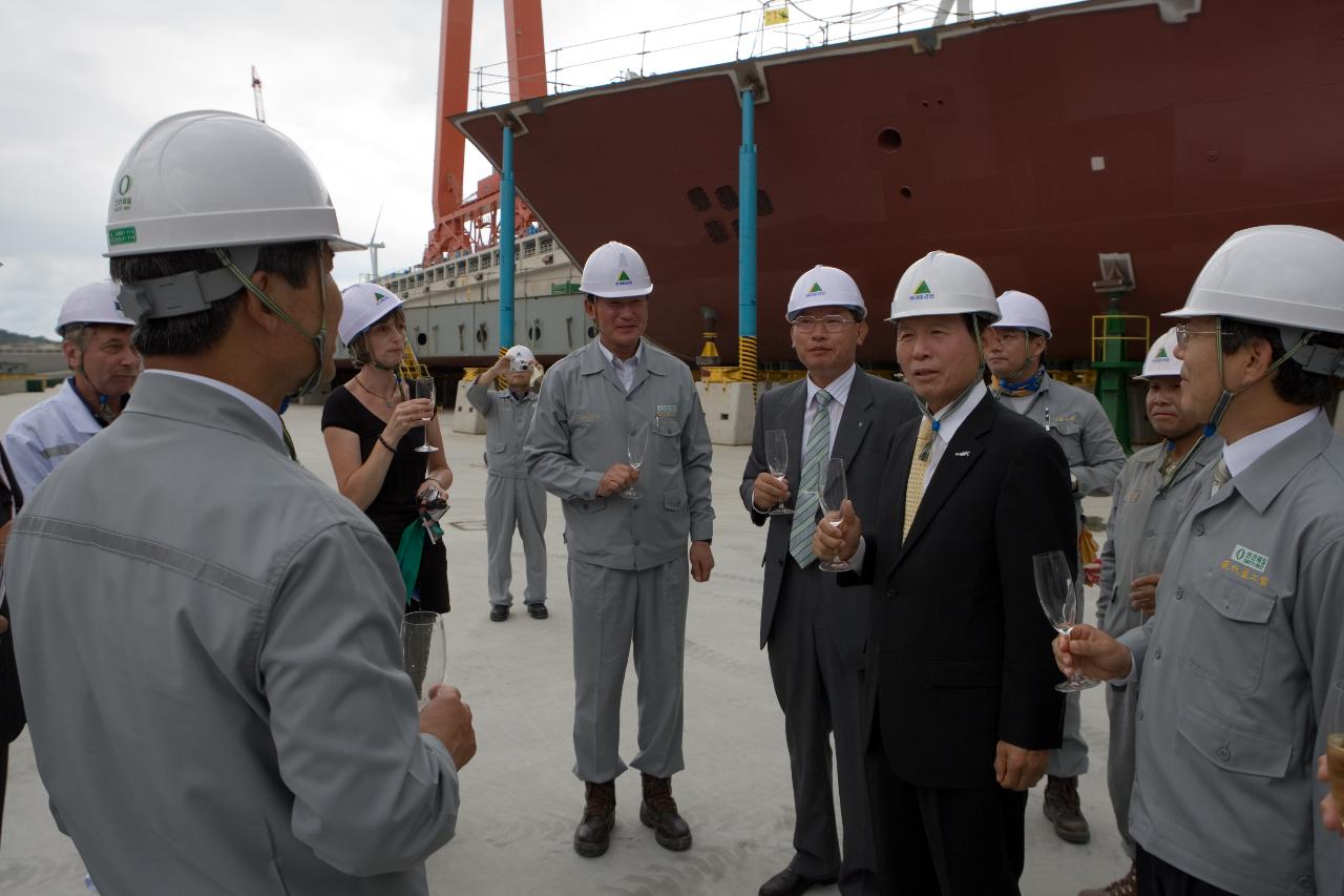 현대중공업 Keel Laying 행사