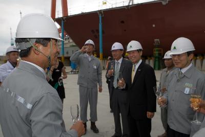 현대중공업 Keel Laying 행사