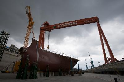 현대중공업 Keel Laying 행사