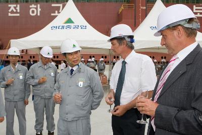 현대중공업 Keel Laying 행사