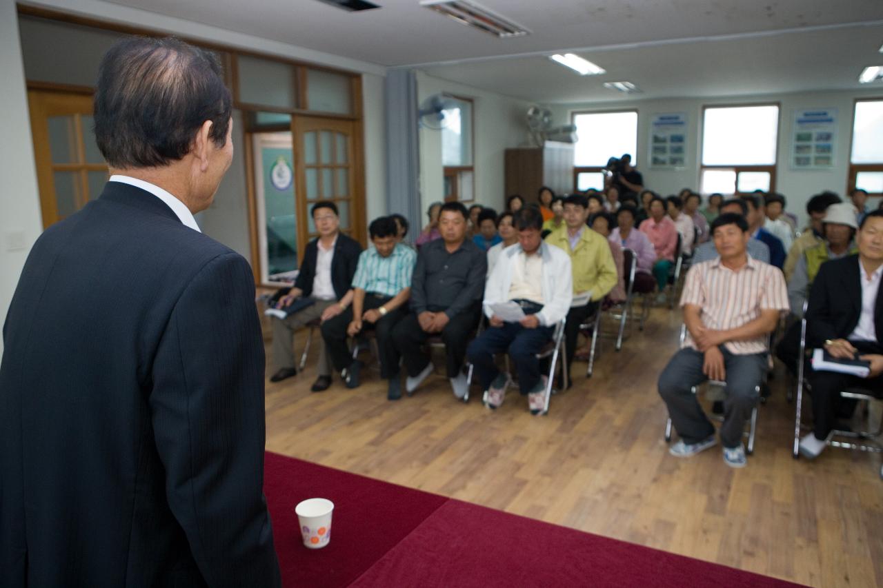 고군산도로개설관련 신시도방문