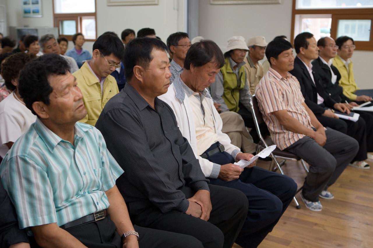 고군산도로개설관련 신시도방문