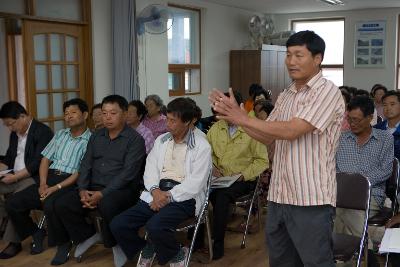 고군산도로개설관련 신시도방문