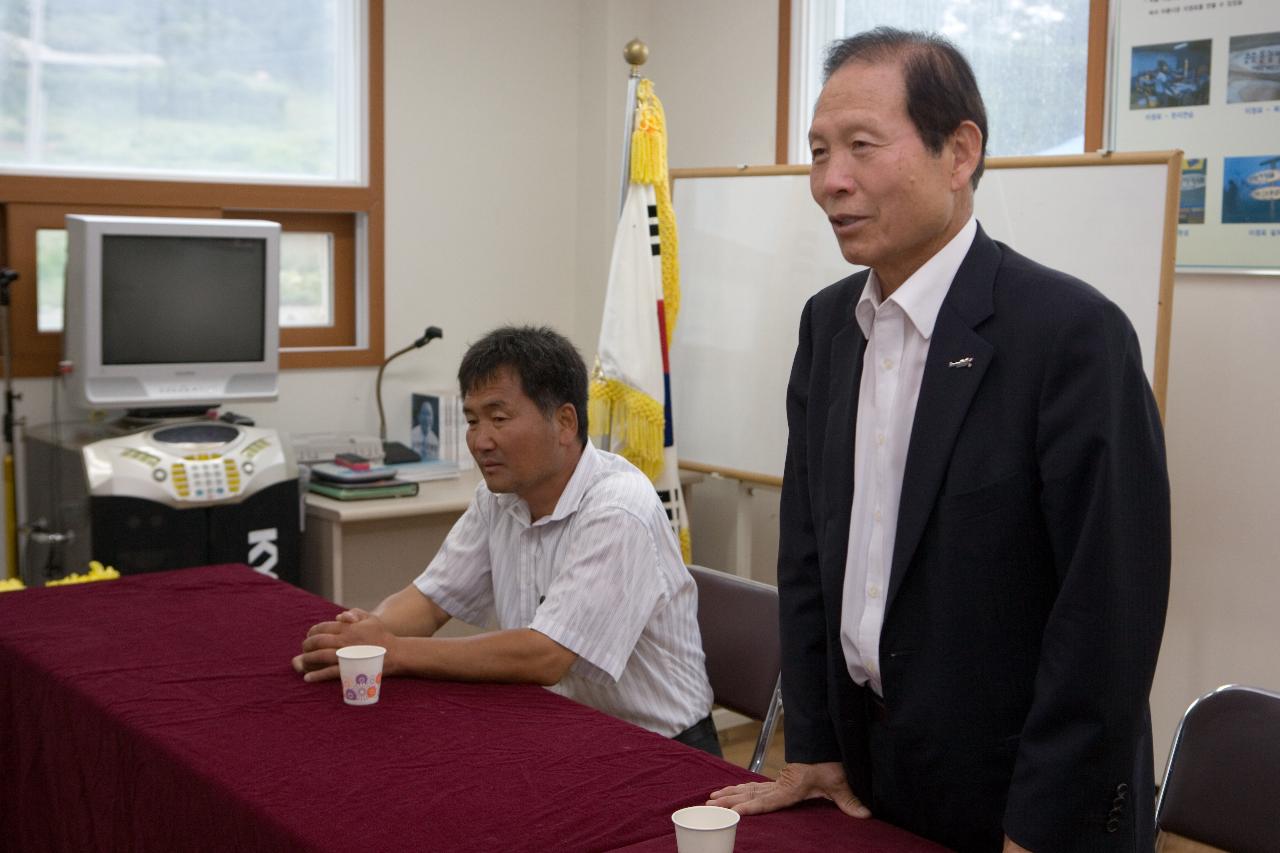 고군산도로개설관련 신시도방문