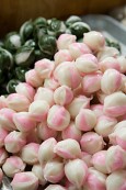맛잇어보이는 분홍빛 꿀떡들사진(00036)