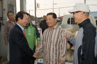 추곡수매 현장 방문