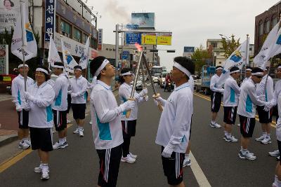 도민체전 성화봉송