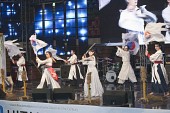 희망군산21비전 선포식기념 깃발춤을 선보이는 사람들5사진(00039)