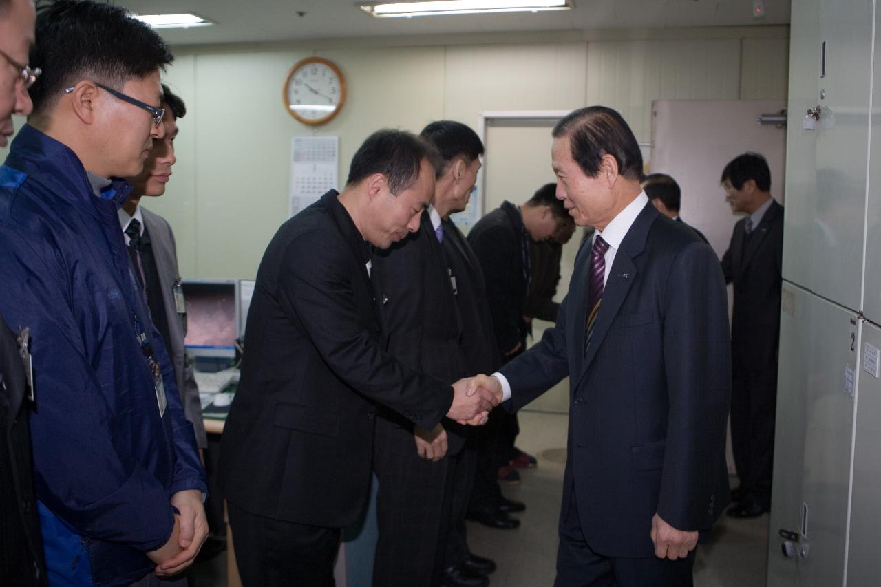 신년 본청 실과소 방문