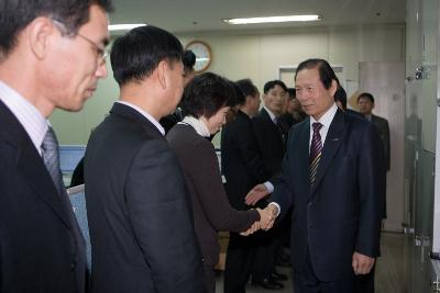 신년 본청 실과소 방문