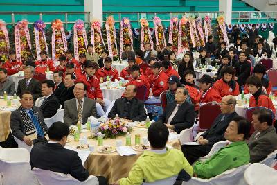 군장대 축구.야구부 창단식 참석자들