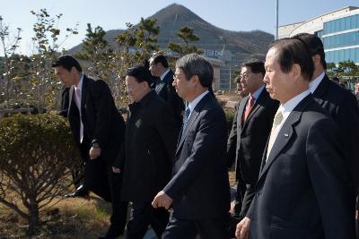 정운찬 국무총리 새만금 방문