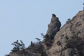 고군산군도의 한쪽면에 툭 튀어나온 바위모습3사진(00052)