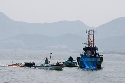 해파리 구제 발대식 및 시연회