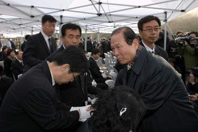 연평도 전사자 안장식