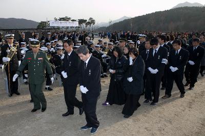 연평도 전사자 안장식