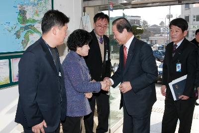 회현면 연두순시 및 경노당 방문