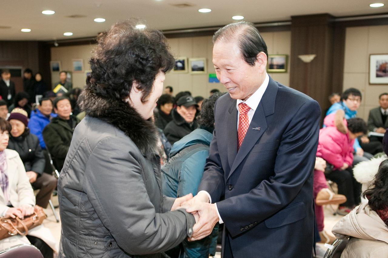 해신동 연두순시 및 경노당 방문