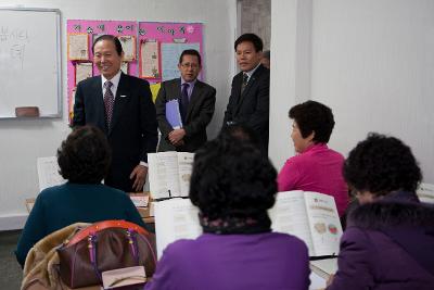 삼학동 연두순시 및 문해학습장 방문