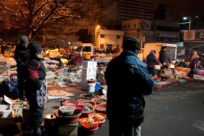 역전 새볔시장 방문