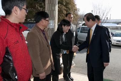 개정면 연두순시 및 경노당 방문