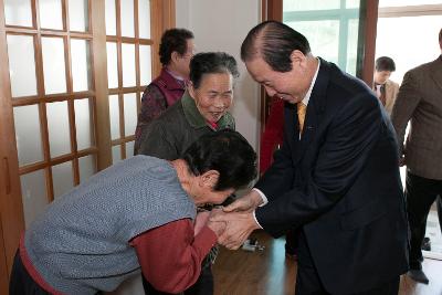 개정면 연두순시 및 경노당 방문