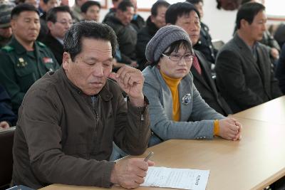 회현면 연두순시 및 경노당 방문