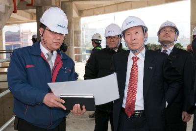 예술의 전당 신축공사 현장 방문