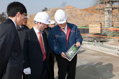 예술의 전당 신축공사 현장 방문