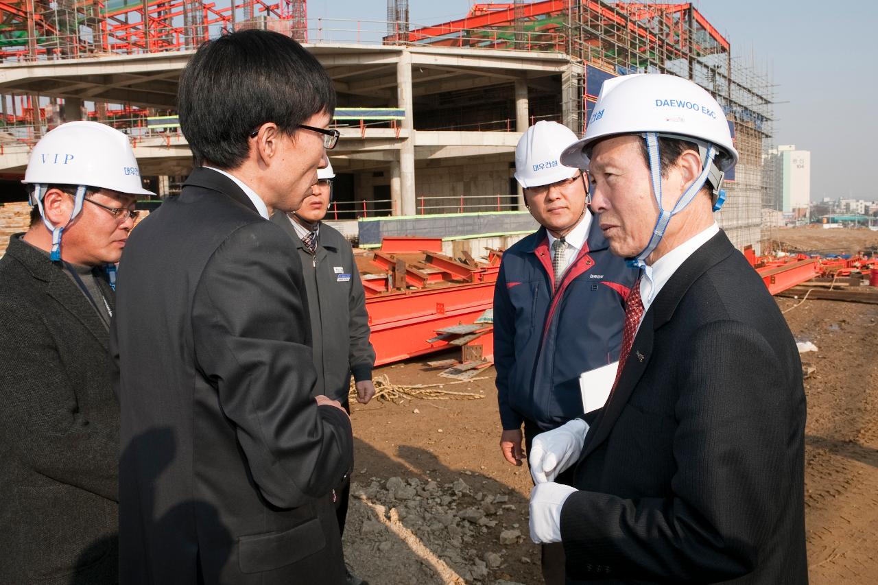 예술의 전당 신축공사 현장 방문