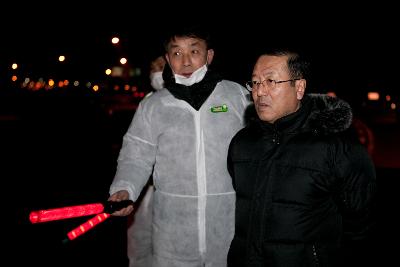 이학진 부시장 구제역 방역현장 위문