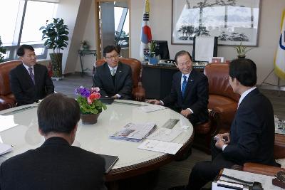 광양항 한국컨테이너부두공단 방문