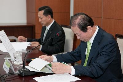 꽁당보리축제 상황보고회의