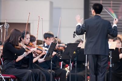 중국 청도 해양대학교 관현악단 연주회