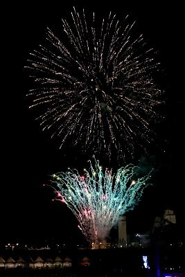 수산업경영인대회 축하 불꽃놀이