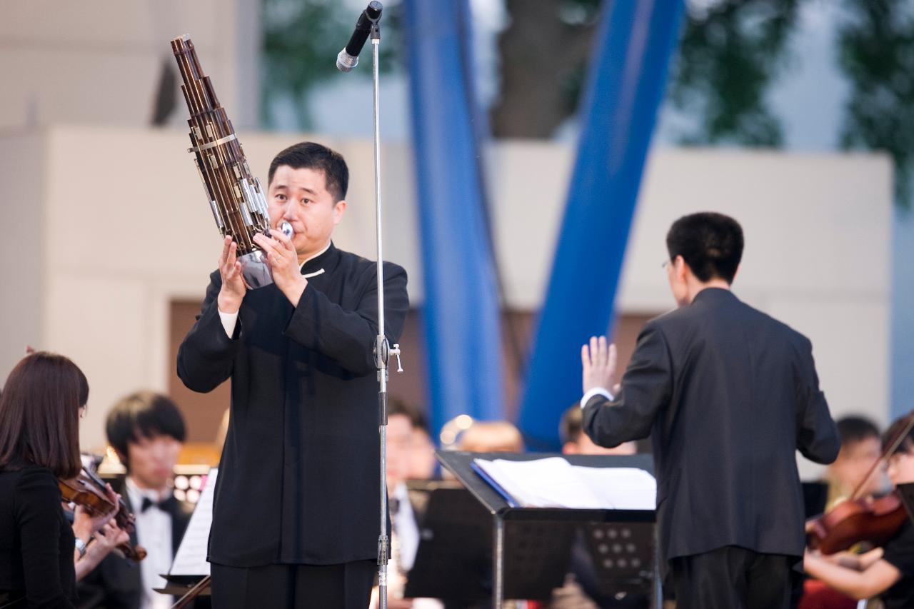 중국 청도 해양대학교 관현악단 연주회