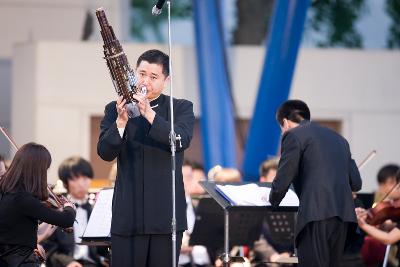 중국 청도 해양대학교 관현악단 연주회