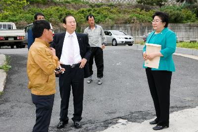 재해위험지구 현장방문