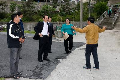 재해위험지구 현장방문