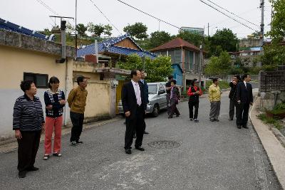 재해위험지구 현장방문