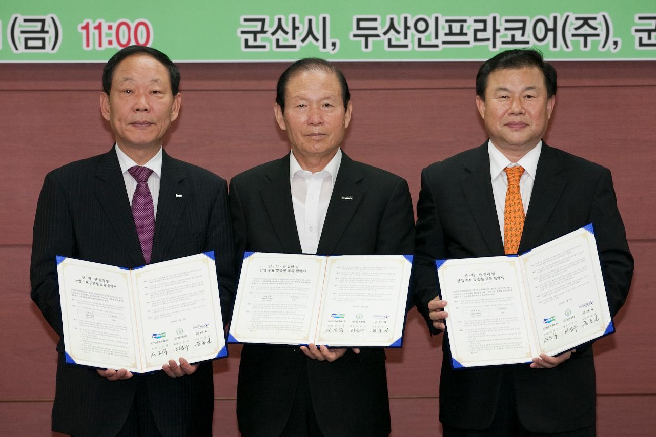 맞춤형교육 산학관 협약체결