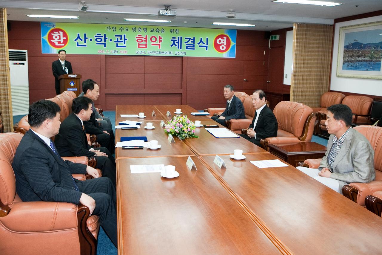 맞춤형교육 산학관 협약체결