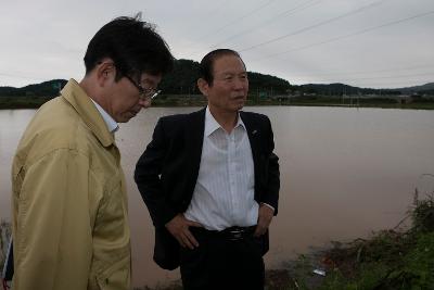 침수지역 현장점검