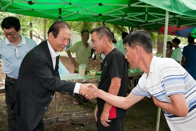 읍면동 체육대회 방문 격려